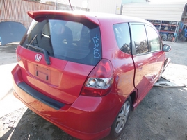 2007 HONDA FIT SPORT RED 1.5L AT A17567